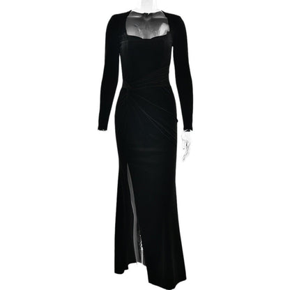 Women's Winter Hot Elegant Design Sense Square Dresses
