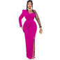 Women's Summer Mesh Stitching Printing Dress Casual Dresses