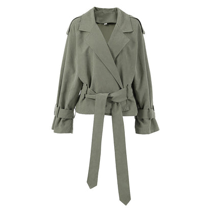 Women's High-grade French Style Large Lapel Trench Coats
