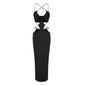 Women's Black Metal Ring Halter Bandage One-piece Dress Sexy Dresses