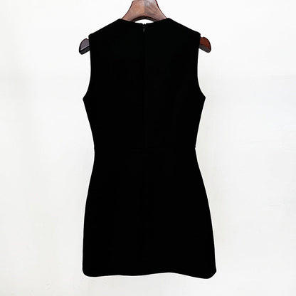 Fashion Bead Diamond Butterfly Slim Dress Dresses