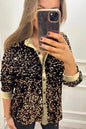 Women's Winter Solid Color Lapel Long Sleeve Tops
