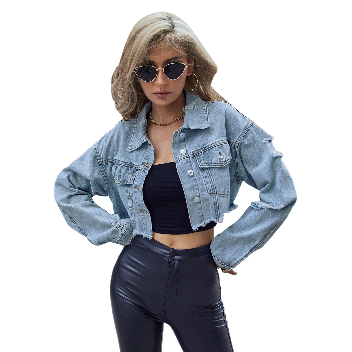 Women's Casual Boyfriend Style Chic Denim Jackets
