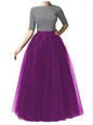 Elegant Voile Pettiskirt Adult Mid-length Mesh Wedding Dresses