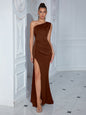 Women's Dress For Summer High-grade Split Shoulder Dresses