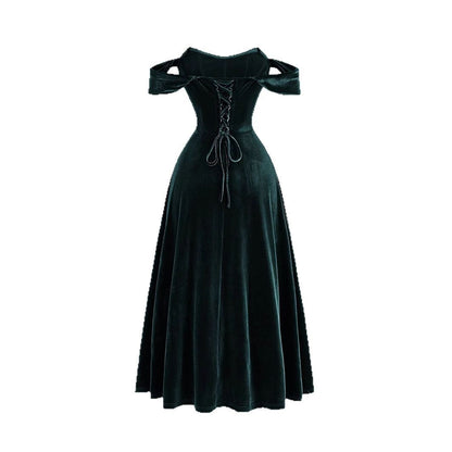 Light Luxury Dress Wine Red Veet Dresses