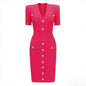 Women's Lengthened Summer Fashionable Knitted Slim Fit Dresses