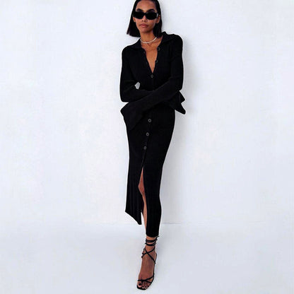 Women's Autumn Fashion Wear Long Sleeve Flared Sweaters