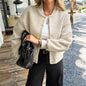 Women's Glamorous Leisure Holiday Button Long-sleeved Coats