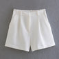 Women's Summer Fashion High Waist Pleated Casual Shorts