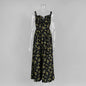 Floral Slip Dress Summer Low Collar Dresses