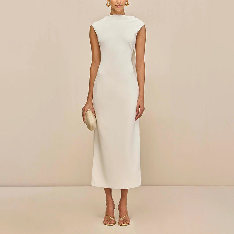 Women's Sexy Lightly Mature Hot Backless Dress Autumn Design Dresses