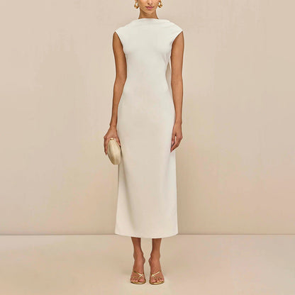 Women's Sexy Lightly Mature Hot Backless Dress Autumn Design Dresses