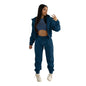 Women's Fashion Wear Brushed Hoody Hooded Leisure Suits