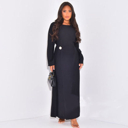 Unique Turkey Solid Color Simple Dress Dresses
