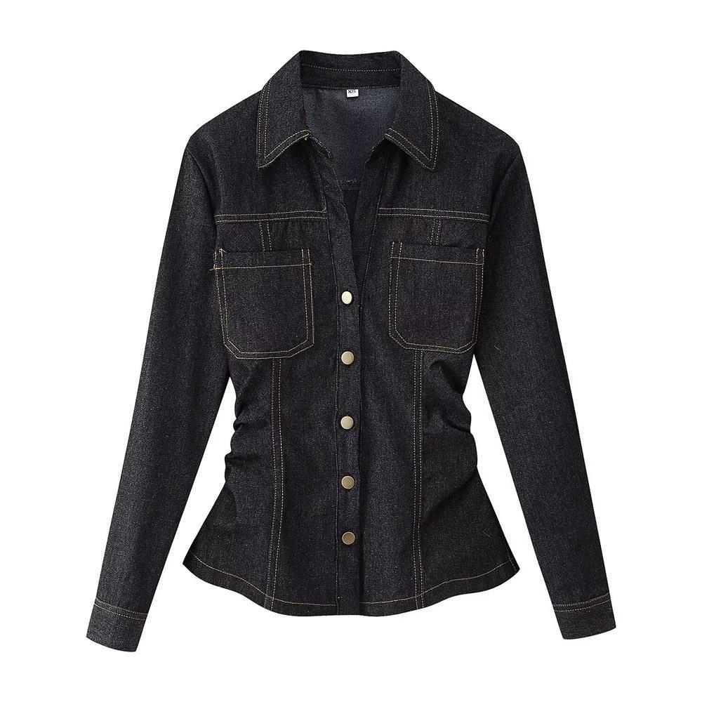 High Waist Long Sleeves Split Single-breasted Suits
