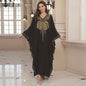 Rayon Embroidered Holiday Loose Maxi Dress Women Beach Jacket Seaside Maxi Dress Beach Cover Up