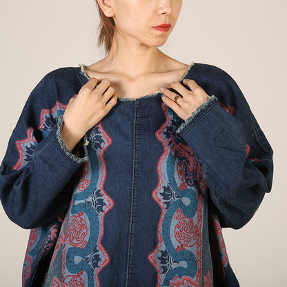 Turtleneck Long Irregular With Personality Plaid Sweaters
