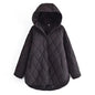Women's Autumn Hooded Home Leisure Loose Cotton Coats