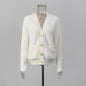 Elegant Knitted Early Autumn Solid Color Sweaters