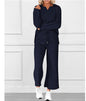 Color Texture Fashion Casual Set Autumn Suits