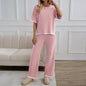 Women's Fashion Wear Temperament Leisure Trousers Sleeve Suits