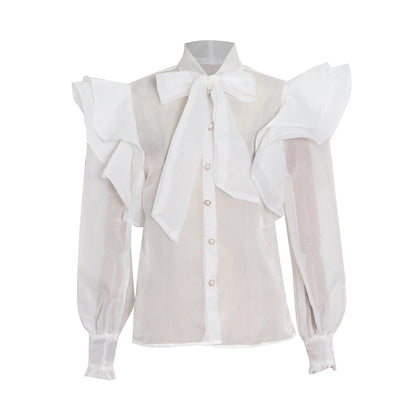 Women's Style Graceful Fashionable Shirt Autumn Design Blouses