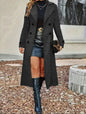 Women's Fashion Woolen Double Breasted Overcoat Coats