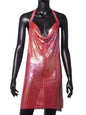 Nightclub Metal Sequins Sexy Suspenders Dress Dresses