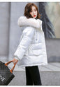 Women's Glossy Down Winter Thickened Warm Loose Coats