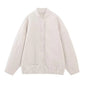 Women's Stand Collar Pocket Loose Pilot Coats