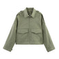 Women's Lapel Long Sleeve Solid Color Trench Coats