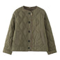 Women's Winter Round Neck Long Sleeve Loose Coats
