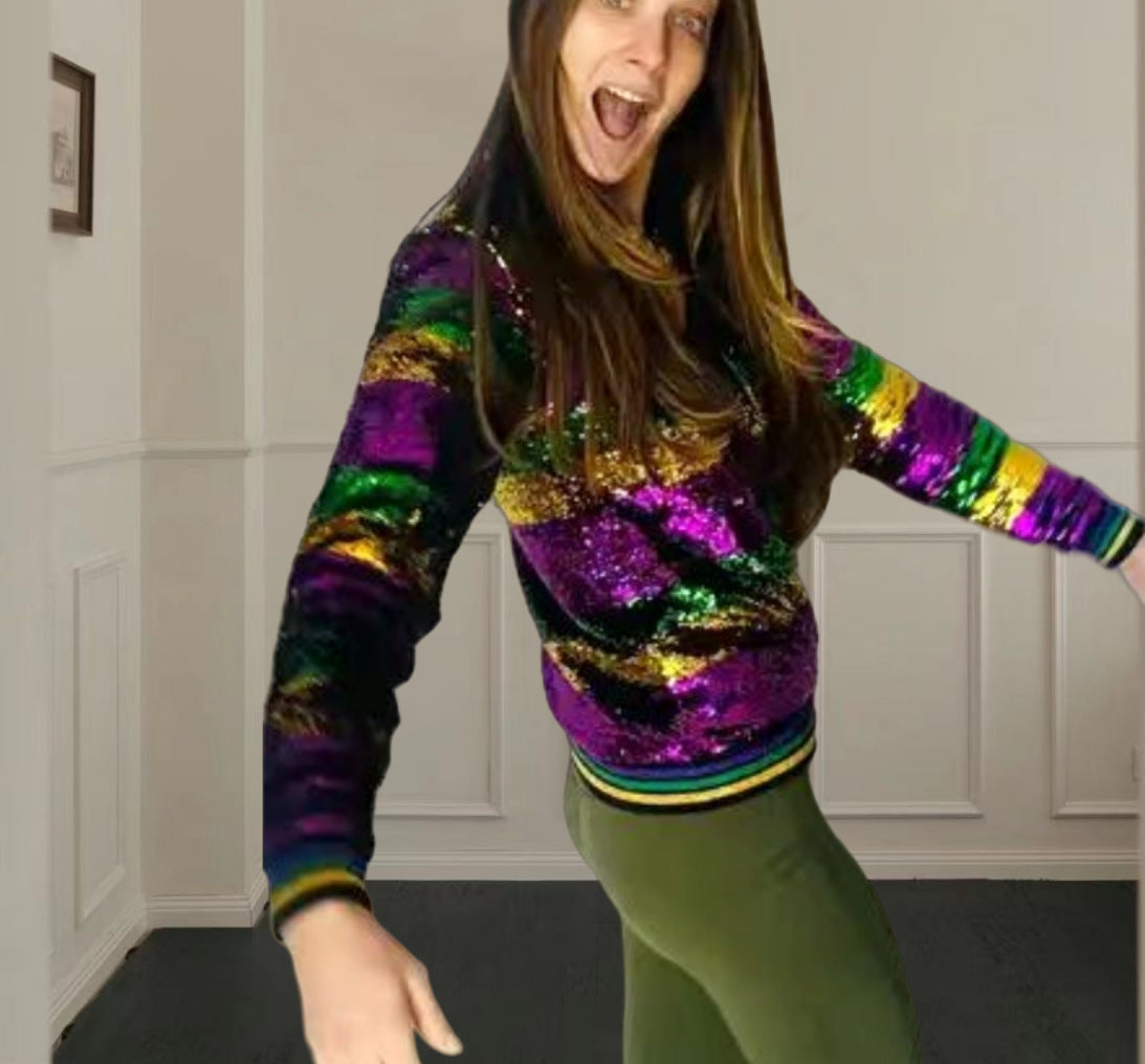 Casual Sequin Sequined Long Sleeve Lively Coats