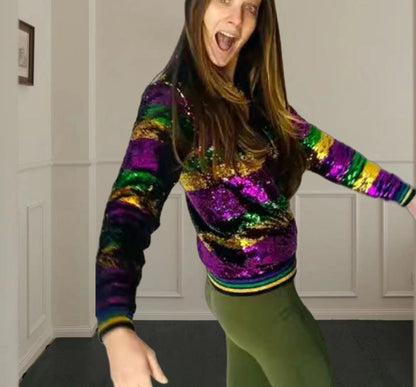 Casual Sequin Sequined Long Sleeve Lively Coats