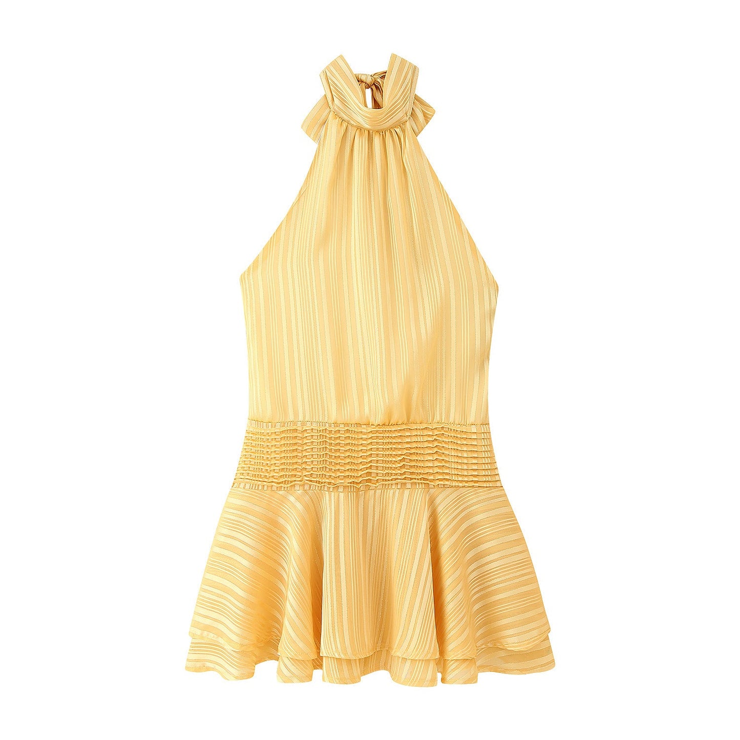 Women's Graceful Fashionable Halter Satin Dress Dresses