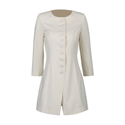 Autumn Stylish Simple Versatile Solid Color Coats