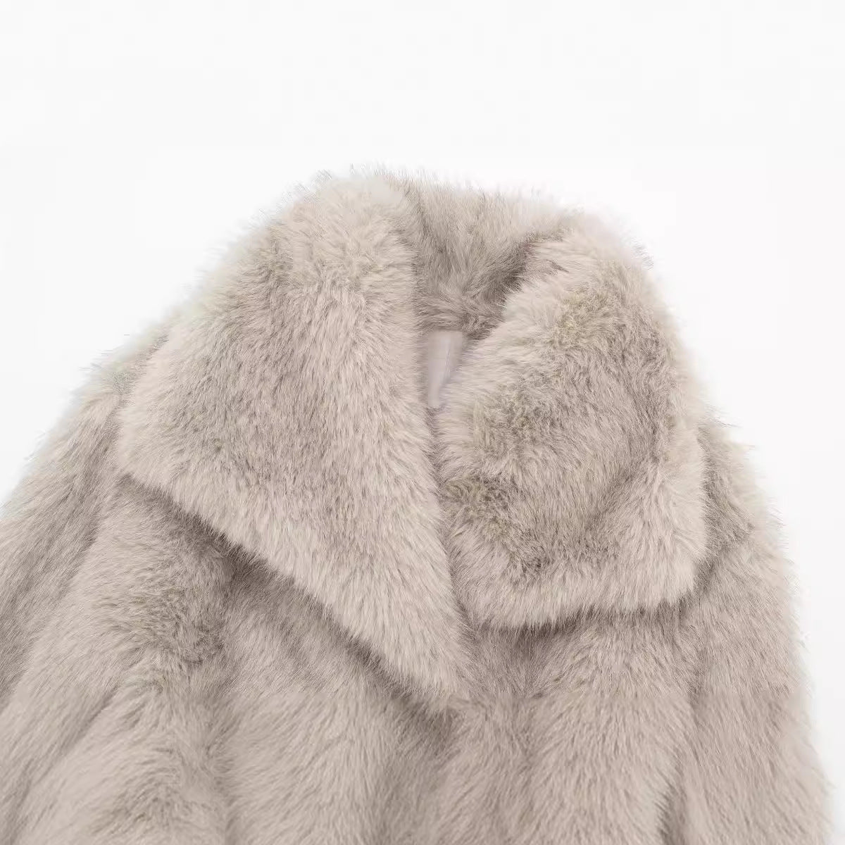 Women's Innovative French Artificial Fur Effect Coats