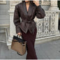 Women's Polo Collar Long Sleeve Street Cool Jackets