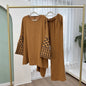Graceful Turkish Embroidered Wide Leg Two-piece Suits