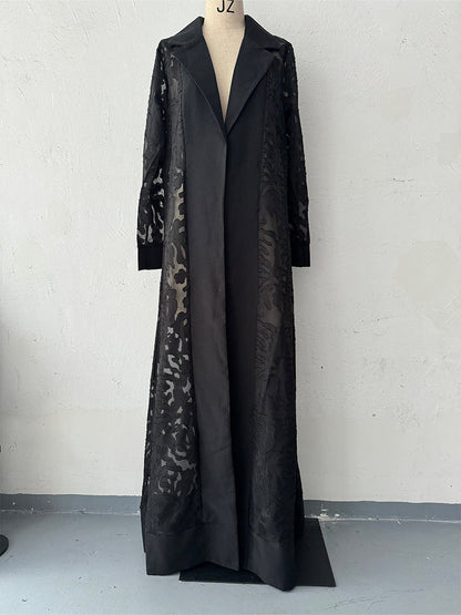 Designer Model Dignified Hollow Fashion Casual Coats
