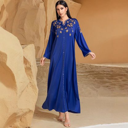 Dream Blue Saudi Arabia Diamond Dress Dresses