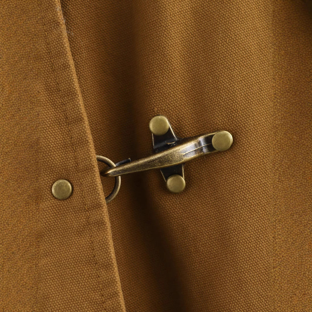 Women's Beautiful Retro Lapels Aircraft Buckle Jackets