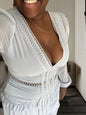 Stylish Ruffled Dress Autumn Split Expansion Dresses