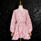 Women's Bohemian Retro Vacation Style Ruffled Waist Trimming Dresses