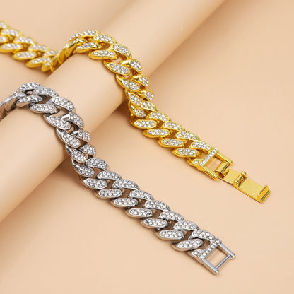 Men's Anklet Jewelry Hip Hop Trendy Simple Cuban Bracelets
