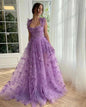 Women's Spaghetti Straps Sleeveless High Slit Bridal Wedding Dresses