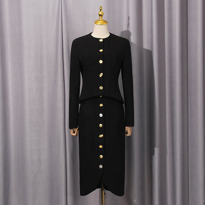 Women's Classic Style Two-piece Summer Round Neck Suits