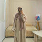 Women's Muslim Wear Robe Solid Color Loose Dresses