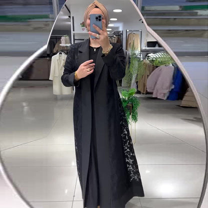 Designer Model Dignified Hollow Fashion Casual Coats